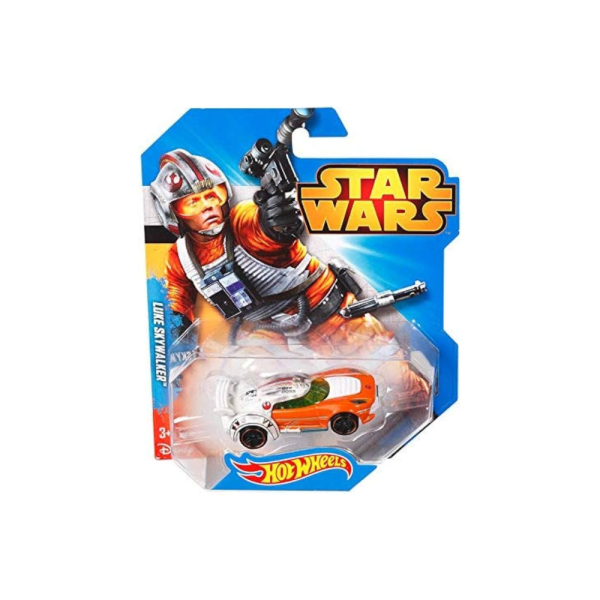 Hot Wheels Star Wars Luke Skywalker Character Car